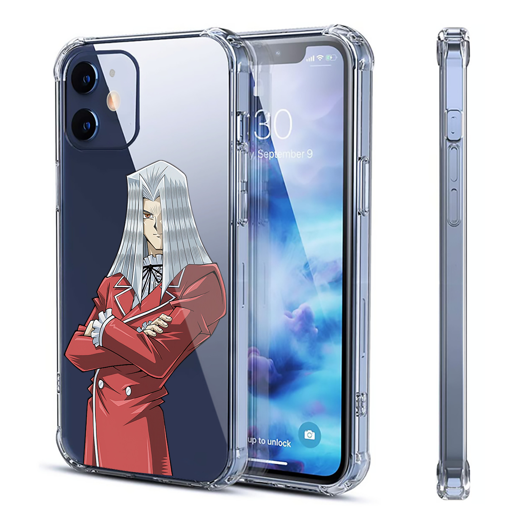 （画像用） 遊☆戯☆王 Yu-Gi-Oh! 【iPhone 12シリーズ対応】透明スマホケース（クリアソフトケース）
